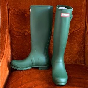 Hunter original tall hunter green boots